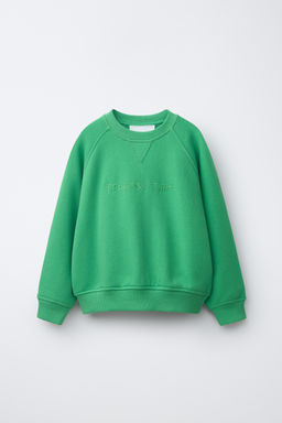 SUDADERA MANGA RANGL?N / VERDE