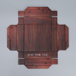 Цена за 2 шт. Коробка подарочная складная, упаковка, «Just for you», 12×12×6.5 см