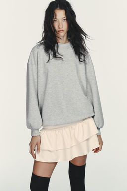 SHORT DRESS WITH CONTRAST RUFFLES - Zara фото 2