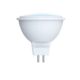 LED-JCDR-7W/6500K/GU5.3/NR Лампа светодиодная. Форма "JCDR", матовая. Серия Norma. Дневной белый свет (6500K). Картон. ТМ Volpe