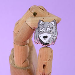 Цена за 2 шт. Значок деревянный Комикс, аниме, 2.9?3.3 см