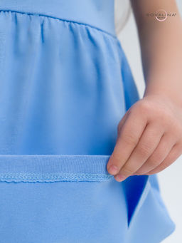 Платье Лето голубой сердце LE - Sovalina фото 19