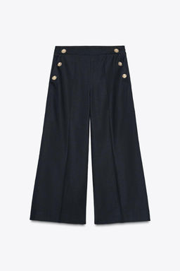 BUTTONED CULOTTES - Zara фото 5