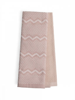 Набор кухонных полотенец 2шт 35x70 розовый вафельное полотно - Denastia фото 2