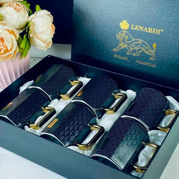 Набор из 6 кружек 350мл в под.уп. Фарфор арт.106-328 /LENARDI/