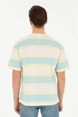 Мужская мятная футболка - U.s. polo assn фото 5