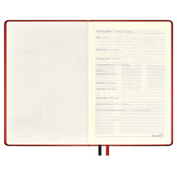 Ежедневник недатированный ESCALADA, А5, 160 л., арт. 63975/ 15 САРИФ КРАСНЫЙ  фото 5