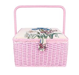 Gamma SBJ-004 шкатулка для швейных принадлежностей 31.5 х 31.5 х 19 см Букет ирис и нарцисс