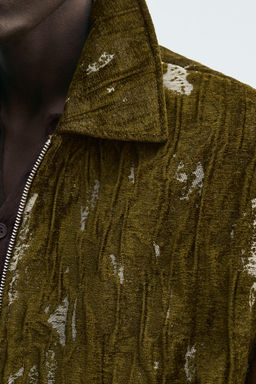 TEXTURED JACQUARD JACKET - Zara фото 6