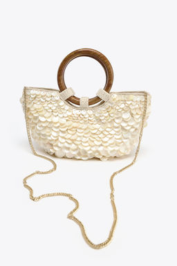 PEARLESCENT APPLIQU_ BAG - Zara фото 3