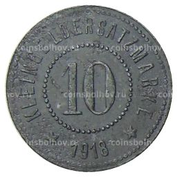 10 пфеннигов 1918 года Германия  Нотгельд  Фридрихсверт (Эдуард Мейер)