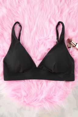 TRENDYOLMILLA Siyah Micro Balensiz Kapl? Ucgen Orme Sutyen THMSS25SU00009 фото 8