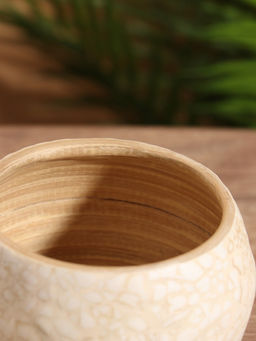 Ваза, 12×12×11 см, бамбук