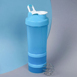 Бутылка/Шейкер MET-Rx SHS-450 синяя, для спортивного питания 450ML/уп50 - Галеонтрейд фото 2
