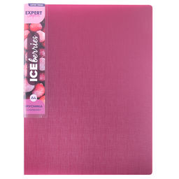 Expert Complete Trend ICEberries Папка на 2 О-кольцах A4 700 мкм 25 мм лён 1 шт. d - 20 мм брусника EC211320070