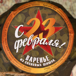 Варенье, Сосновые шишкиС днем защитника Отечества 100 мл - Simaland фото 2