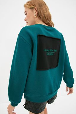 Petrol Bask?l? Basic Orme Sweatshirt