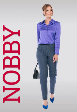 NOBBY, Женские брюки 926-112 (клетка)  фото 6