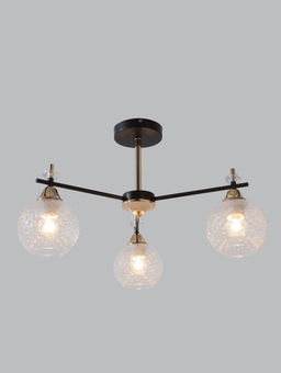 Люстра 12253/3, 3хE27, 60 Вт, кофе/золото