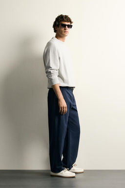 PANTAL?N RELAXED FIT LAVADO / Azul - Zara фото 4