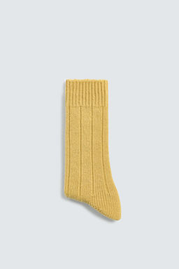 RIBBED WOOL BLEND SOCKS AARON LEVINE X ZARA  фото 2