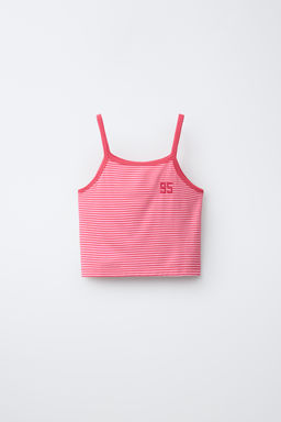 CONJUNTO CAMISETA Y BERMUDA RAYAS / Rosa - Zara фото 2