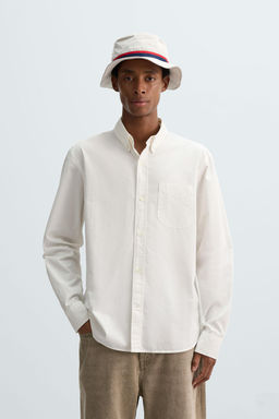 REGULAR FIT SHIRT WITH POCKET - Zara фото 2