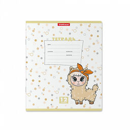 Цена за 10 шт. Тетрадь школьная ученическая ErichKrause Веселые зверята, 12 листов, клетка (в плёнке по 10 шт.)_MIX-PACK фото 17