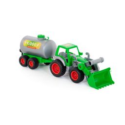 Фермер-техник, трактор-погрузчик с цистерной (в сеточке) - Полесье фото 4