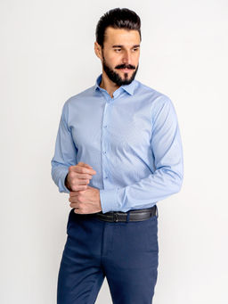 Сорочка мужская длинный рукав GREG 211/138/Z/1p STRETCH  фото 8