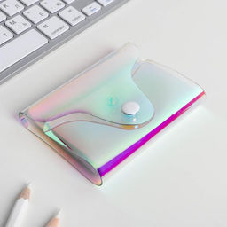 Набор Сияй!, голографическая обложка для паспорта и визитница - Beauty fox фото 7