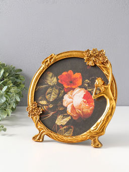 Фоторамка для фото 18×20 см «Девочка и дерево», полистоун под золото, 3×21×24 см