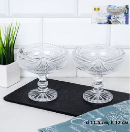 Ваза для сервировки набор 2 штуки / SC01A /уп 24/ П/У