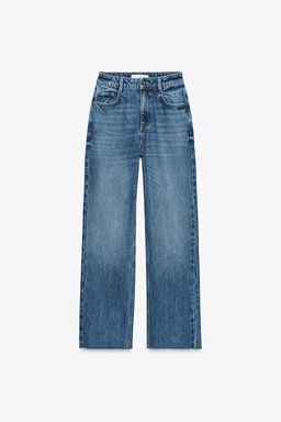 Z.02 STRAIGHT HIGH-WAIST ANKLE JEANS - Zara фото 16
