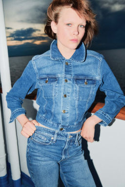 Cazadora denim corta - H&m фото 3