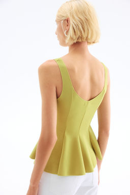 Top interlock con peplum - H&m фото 8