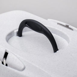 Переноска для животных до 9 кг Пижон, металлическая дверь, 43 х 29 х 27,5 см, бело-серая  фото 7