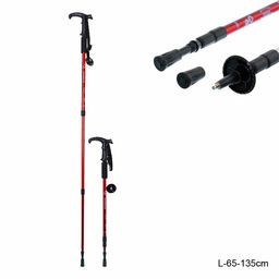 Палки для скандинавской ходьбы / T-101 /уп 5/30/красные - Галеонтрейд фото 3