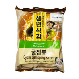 Лапша б/п острая со вкусом устриц/Oyster jjamppong ramen Pulmuone, Корея, 98,5 г Акция