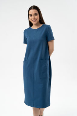 Платье из лёгкого хлопкового футера - Solo mio фото 5