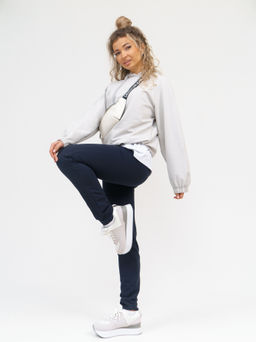 756 Брюки "Серо-синий"