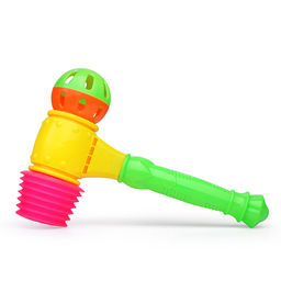 Молоток - стучалка "Туки" с погремушкой 35 см., в сетке