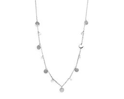 Колье из серебра куб.циркон., ТФК-17