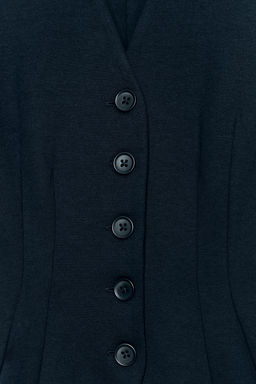 CHALECO INTERLOCK BOTONES / Marino - Zara фото 8
