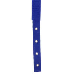 Цена за 5 шт. Ошейник для собак однотонный "ЗООЛЕНД БРО", цвет синий, 2,5*54см (бирка)