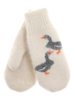 Варежки детские круговые "Гуси" 0921-1