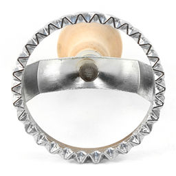 Штамп металлический для пельменей д6см h10см, деревянная ручка (Китай)