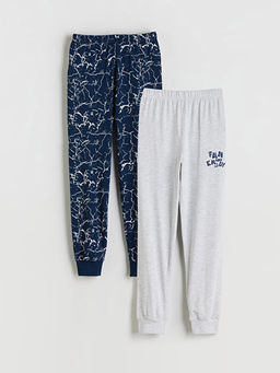 Beli Lastikli Erkek ?ocuk Pijama Alt 2li