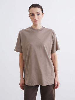 Bisiklet Yaka Kad?n Ti??rt