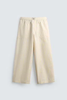 PANTAL?N RELAXED FIT RAYAS CONTRASTE / Rayas
